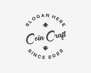 Cursive Business Craft logo design