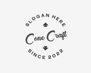 Cursive Business Craft logo design