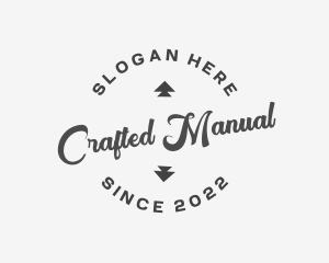 Cursive Business Craft logo design