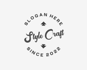 Cursive Business Craft logo design