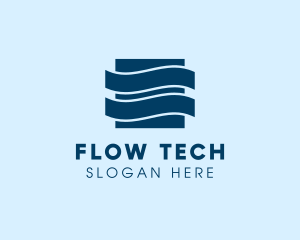 Waves Tech Software logo design