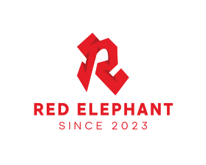 Red Letter R logo design