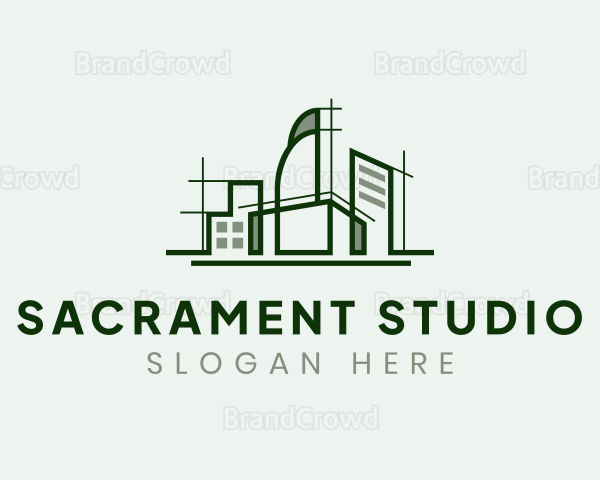 Eco Friendly Home Property Logo