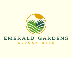 Grass Farm Garden logo design