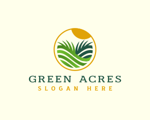 Grass Farm Garden logo design