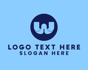 Consultant - Digital Trade Business Letter W logo design