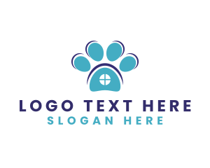 Shelter - Paw Pet Shelter logo design