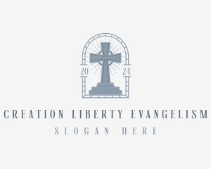 Christian Cross Church logo design