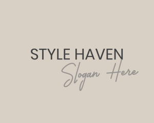 Minimalist Fashion Business logo design