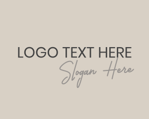 Minimalist Fashion Business Logo