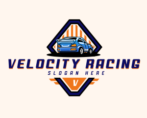 Automotive Race Car logo design