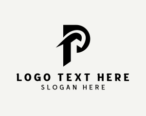 Geometric - Professional Brand Letter P logo design