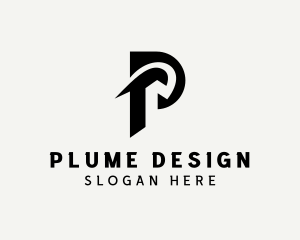 Professional Brand Letter P  logo design