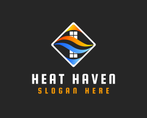 Property Heating Cooling logo design