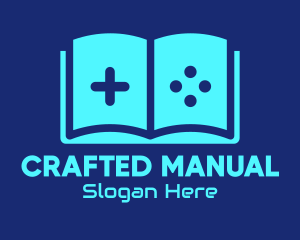 Manual - Book Game Controller logo design