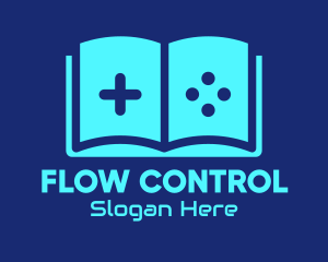 Book Game Controller logo design