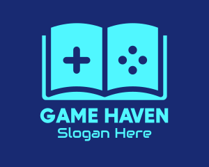 Book Game Controller logo design