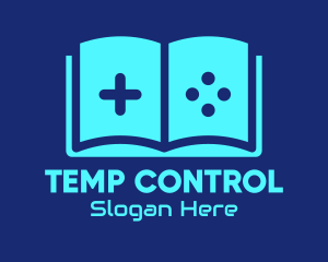 Book Game Controller logo design