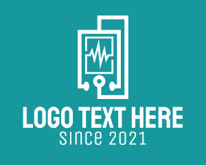 Health Care - Monitor Medical Equipment logo design
