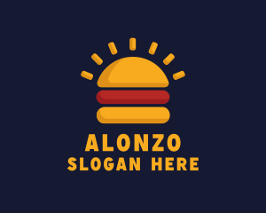 Morning Burger Sandwich logo design