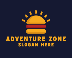 Morning Burger Sandwich logo design