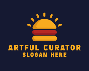 Morning Burger Sandwich logo design