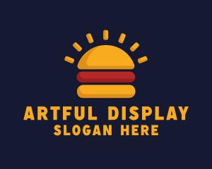 Morning Burger Sandwich logo design