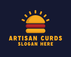 Morning Burger Sandwich logo design