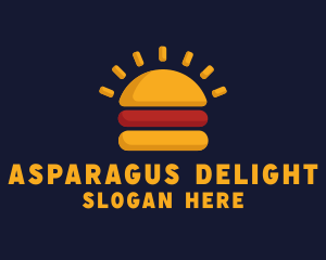 Morning Burger Sandwich logo design