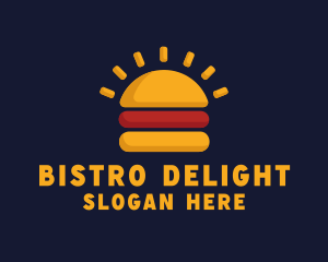 Morning Burger Sandwich logo design