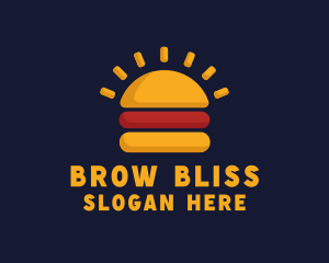 Morning Burger Sandwich logo design