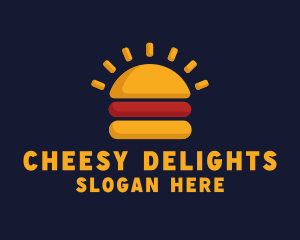 Morning Burger Sandwich logo design