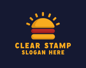 Morning Burger Sandwich logo design