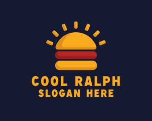 Morning Burger Sandwich logo design