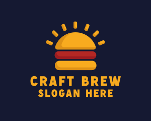 Morning Burger Sandwich logo design