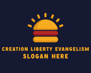 Morning Burger Sandwich logo design