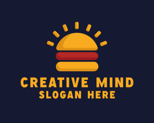 Morning Burger Sandwich logo design