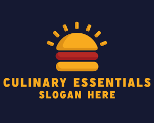 Morning Burger Sandwich logo design