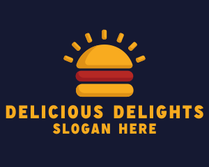 Morning Burger Sandwich logo design