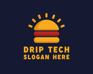 Morning Burger Sandwich logo design