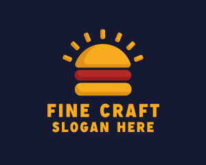 Morning Burger Sandwich logo design