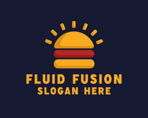 Morning Burger Sandwich logo design