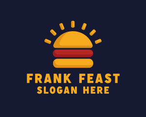 Morning Burger Sandwich logo design