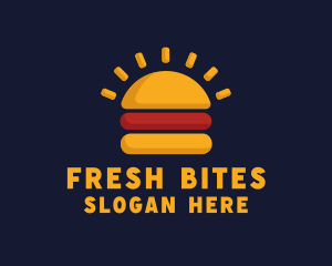 Sandwich - Morning Burger Sandwich logo design