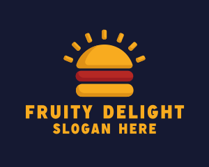 Morning Burger Sandwich logo design