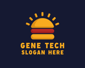 Morning Burger Sandwich logo design