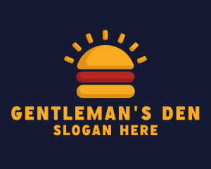 Morning Burger Sandwich logo design