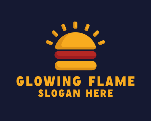 Morning Burger Sandwich logo design