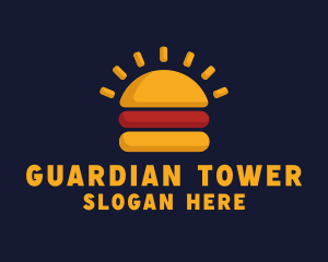 Morning Burger Sandwich logo design