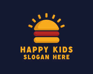 Morning Burger Sandwich logo design